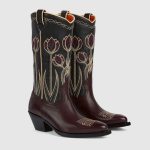 Gucci Women’s boot with embroidery - Image 5